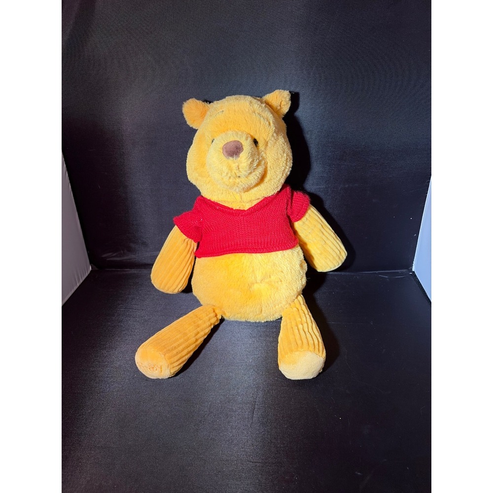 Disney Winnie the Pooh Scentsy Buddy Yellow Corduroy Plush Red Sweater Toy 2018